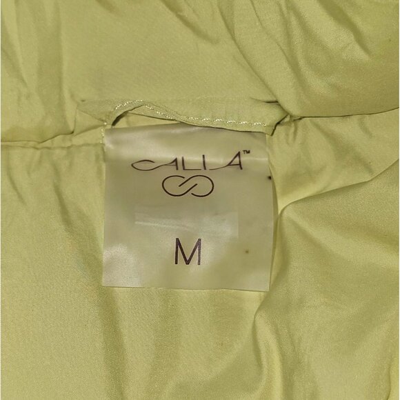 NWT Calia Women's Light Green Hooded Puffer Vest Packable Zipper Size L 2894 - Picture 7 of 13